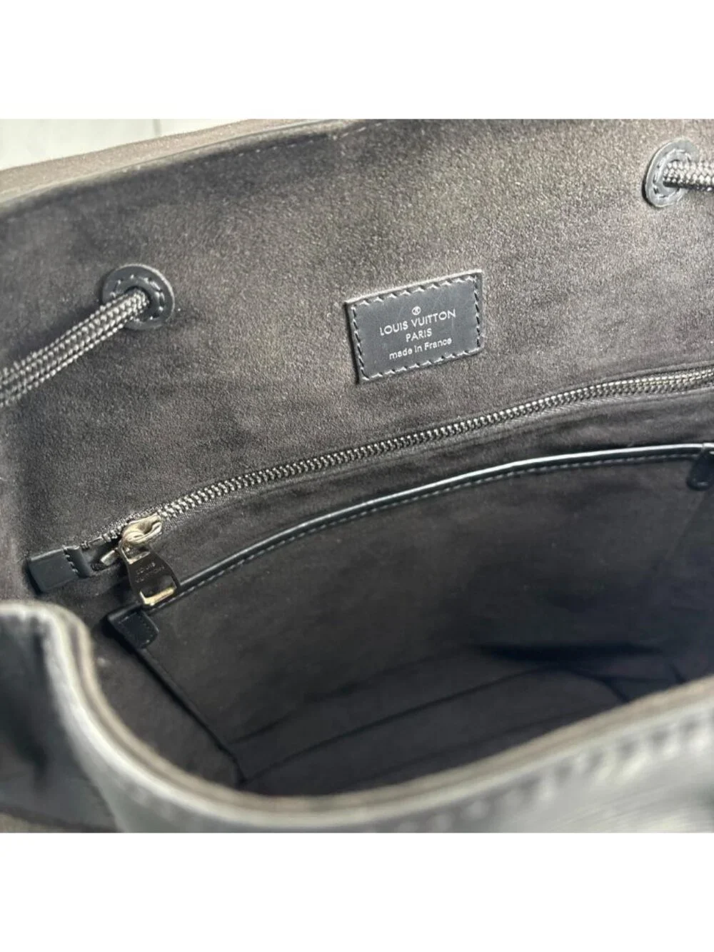 Louis Vuitton Super Christopher PM Epi Leather Backpack Black